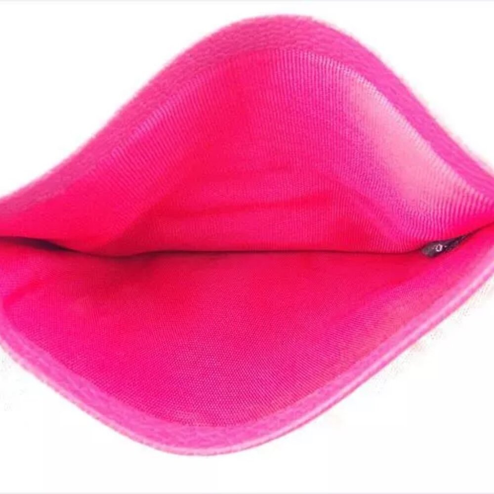 Miu Miu Card Case Logo Pink Gold leather Woman Authentic Used D1954 - Picture 6 of 7